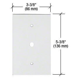 CRL PMP110 Clear TV 3/8 Hole Acrylic Mirror Plate