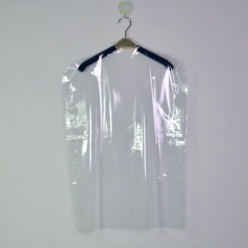 20pcs/lot Plastic Transparent Dust Cover Garment Of Clothes Hanging Pocket Storage Bag Wardrobe Hang