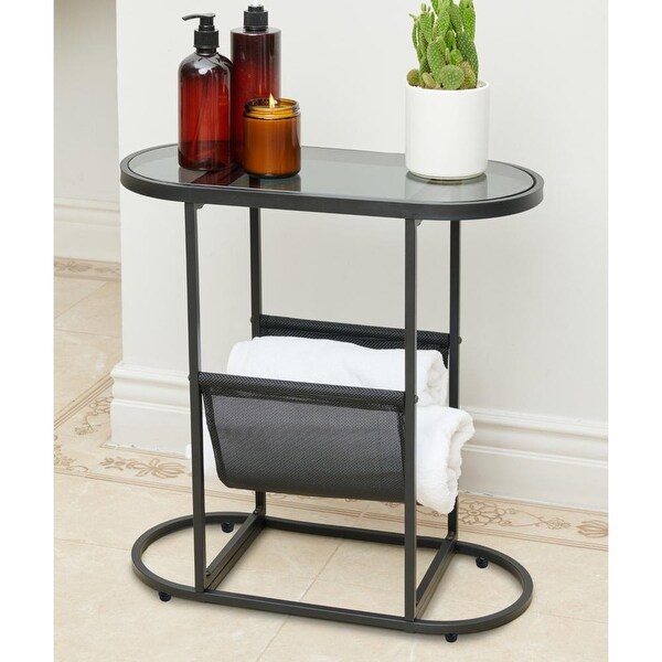 Small Side Tables With Magazines Organizer Storage Space