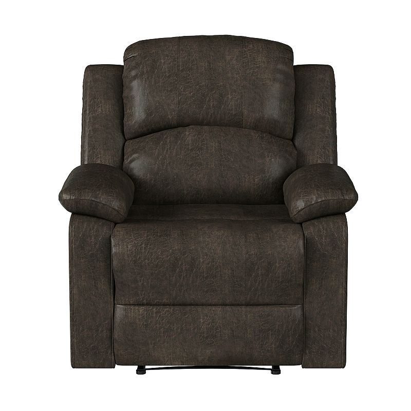 Relax-a-Lounger Dayton Plush Recliner Arm Chair