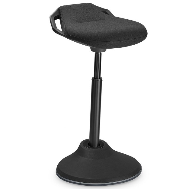 Songmics Standing Desk Chair Adjustable Ergonomic Standing Stool swivel Sitting Balance Chair Anti slip Bottom Pad