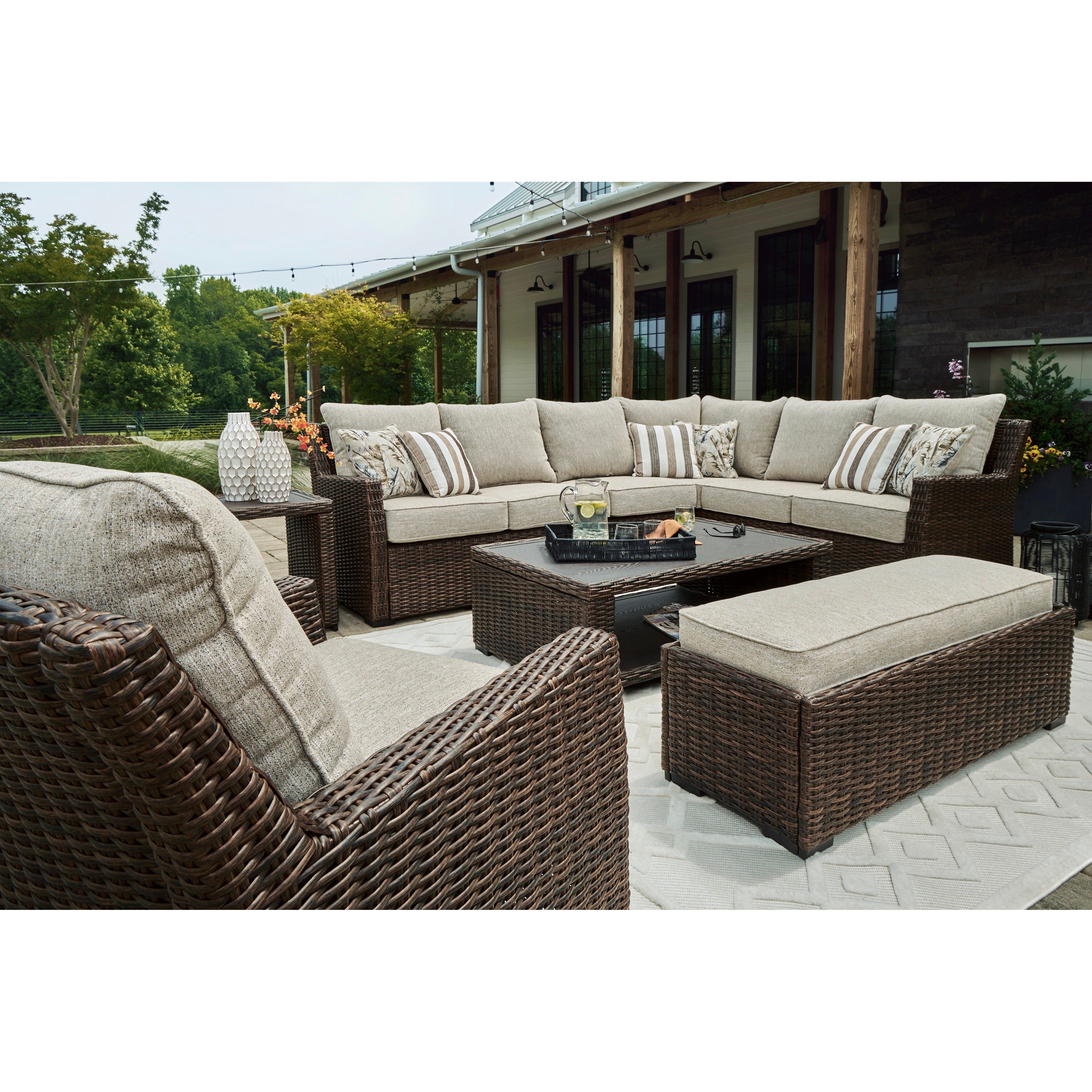 Sausalito Outdoor Comfy Banquette Seating Sets - New Design for 2024