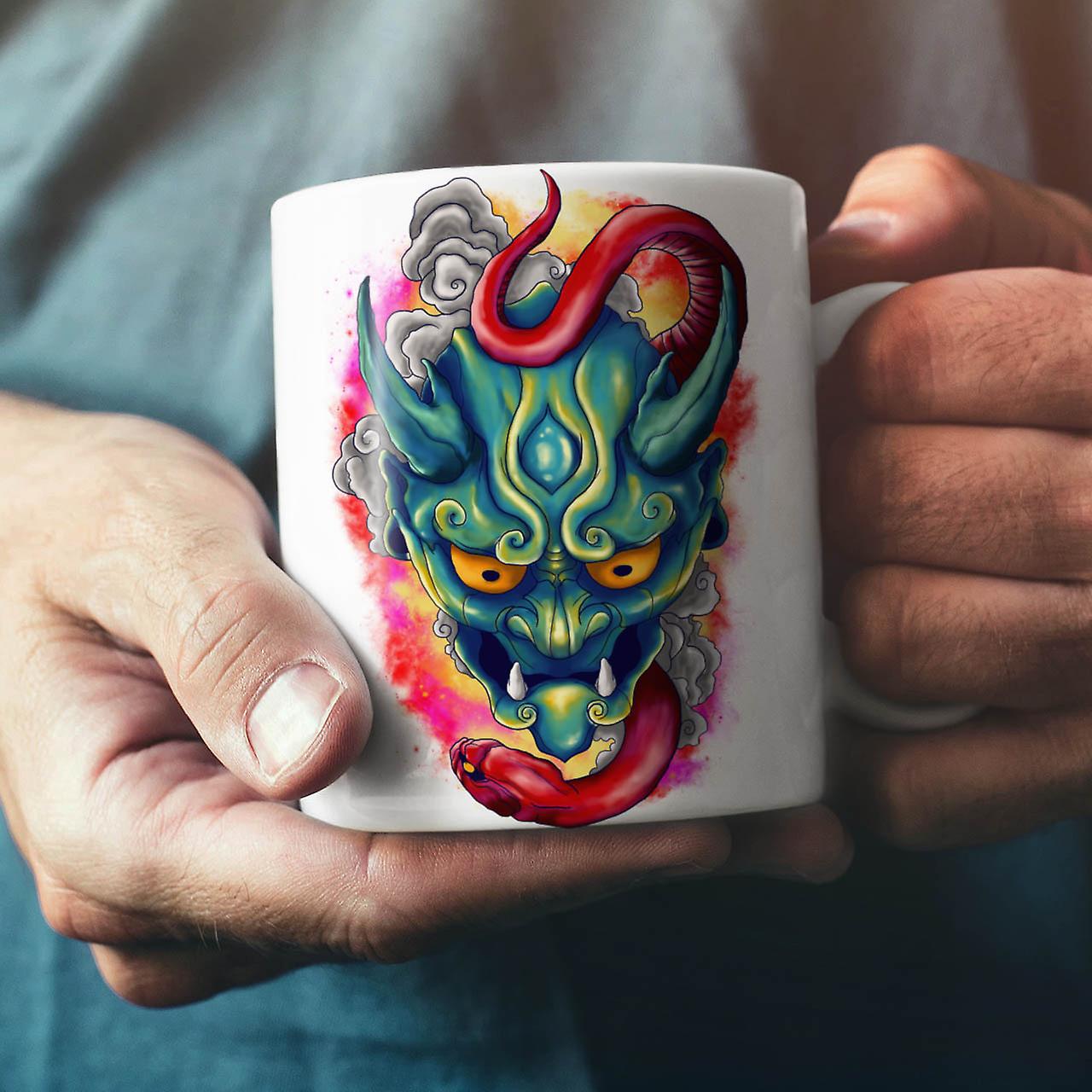 Evil Face Satan Fantasy NEW White Tea Coffee Ceramic Mug 11 oz | Wellcoda