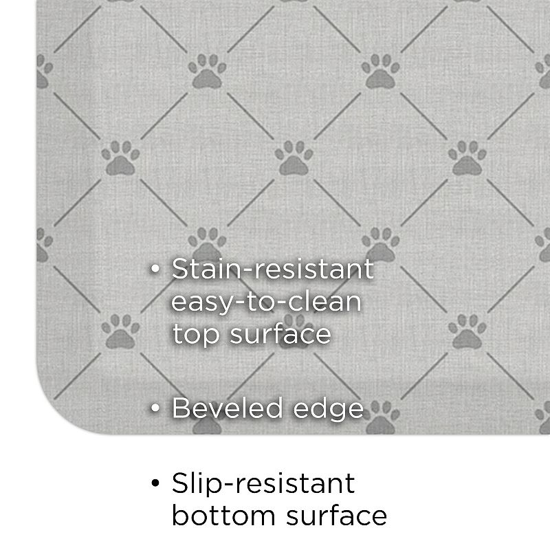 GelPro Designer Comfort Mat Paw Print Lattice 20 x 32