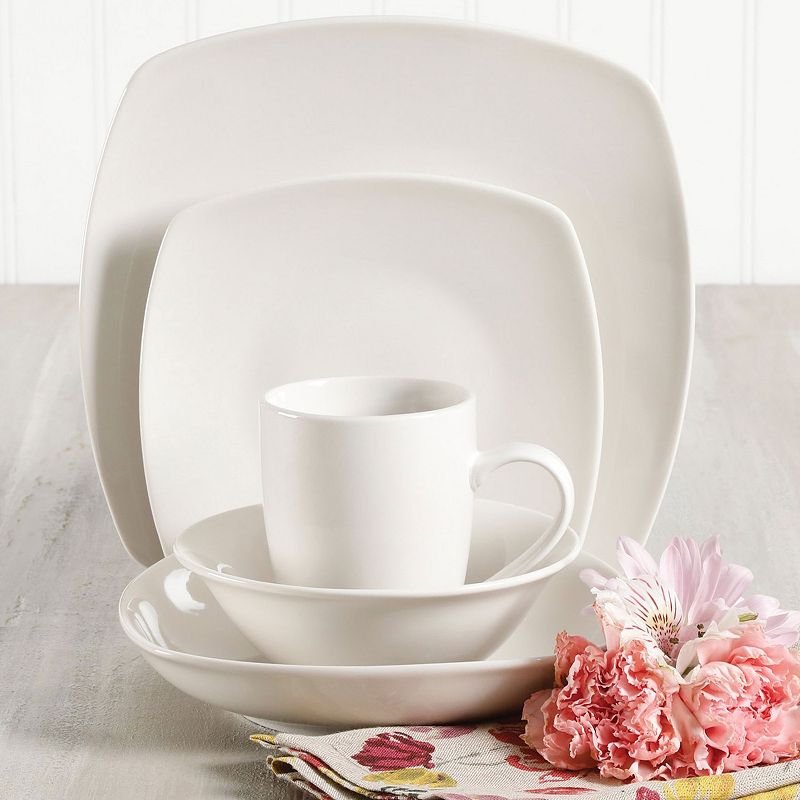 Gibson Home Hagen Square Dinnerware Set