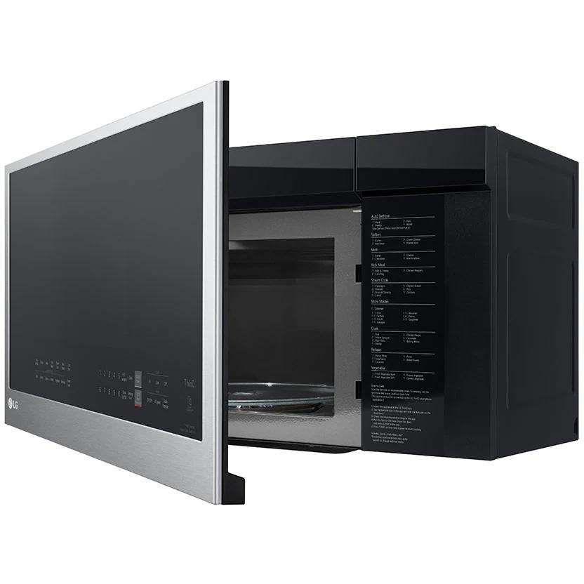 LG 30-inch, 2.0 cu. ft. Smart Wi-Fi Enabled Over-the-Range Microwave Oven with EasyClean? MVEL2033F