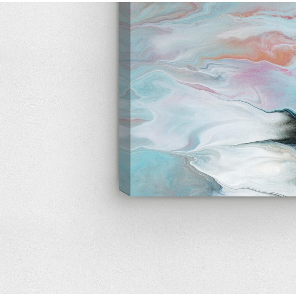 Oliver Gal 'Dreaming in Colors' Abstract Wall Art Canvas Print   Blue  Pink