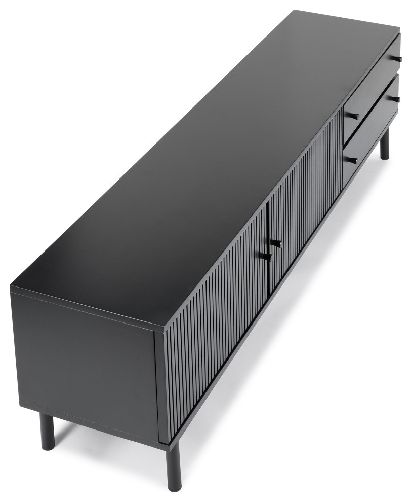 Soho Low TV Stand   Midcentury   Entertainment Centers And Tv Stands   by LIEVO  Houzz