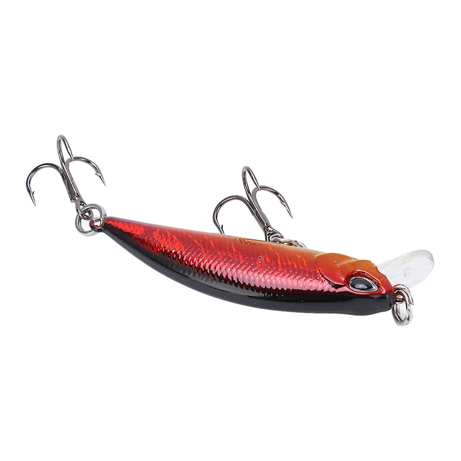 5cm Hard Artificial Minnow Fishing Bait 3d Lifelike Eyes Floating Wobbler Fishing Lures#1