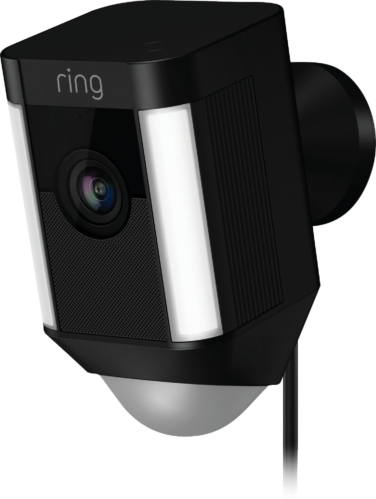 Ring Plug-In Spotlight Cam Security Camera Black