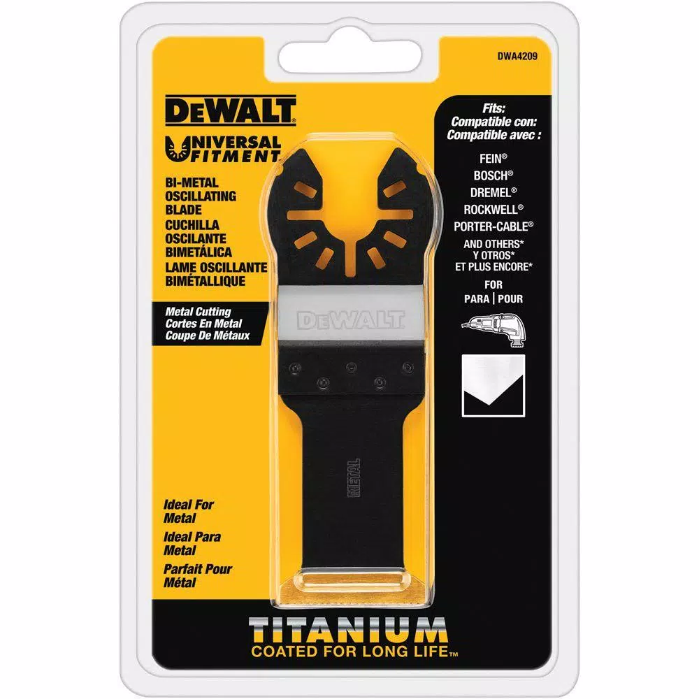 DEWALT Oscillating Titanium Metal Blade and#8211; XDC Depot