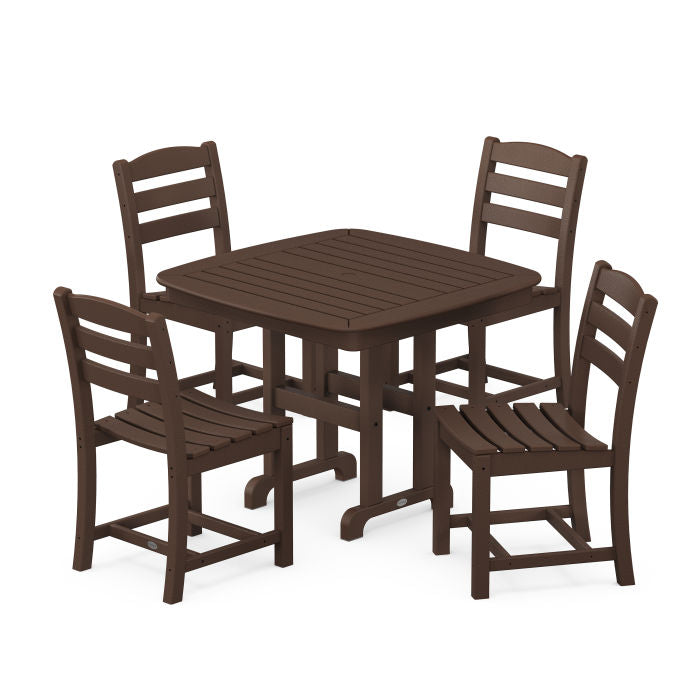 Polywood La Casa Café 5-Piece Side Chair Dining Set PWS654-1