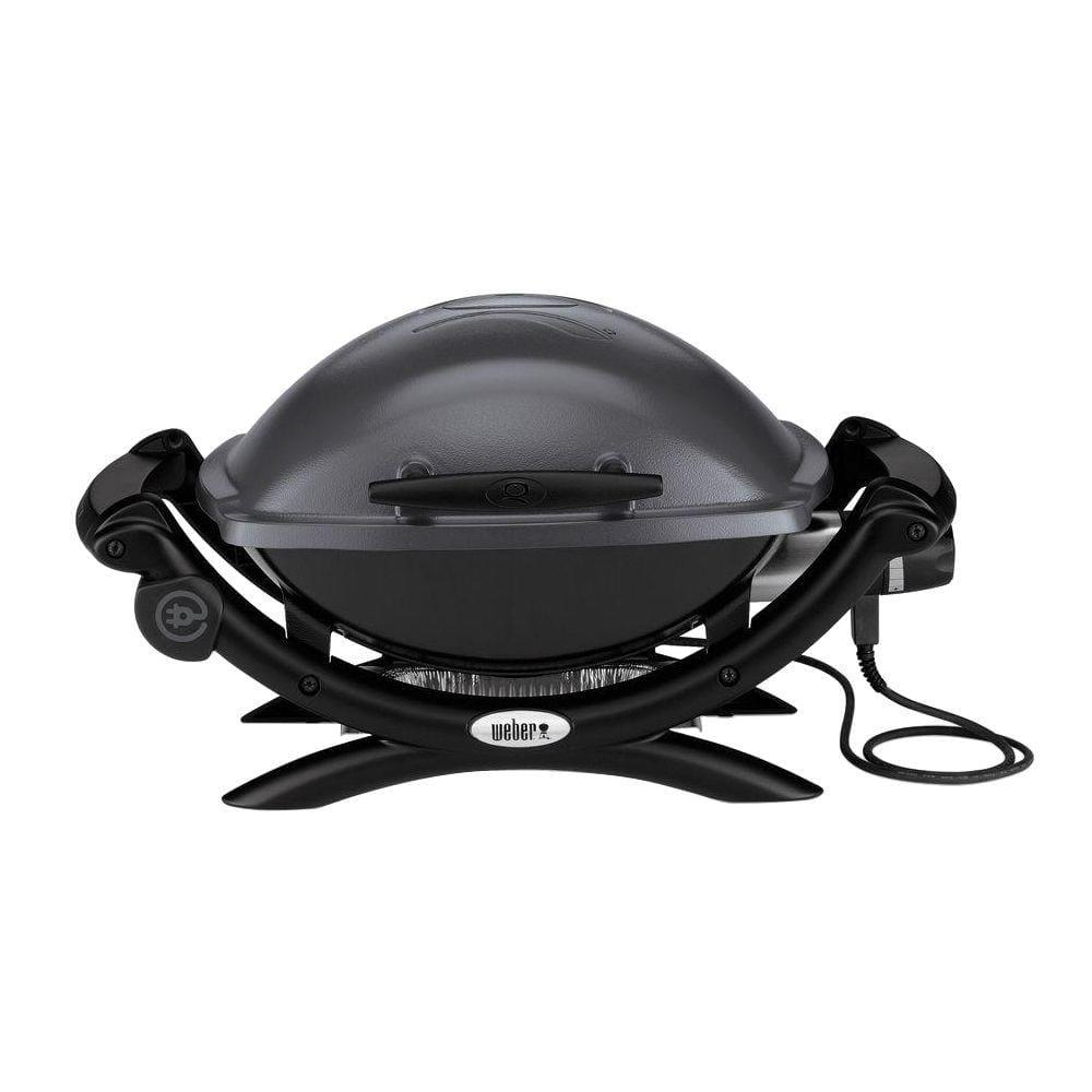 Weber Q 2400 1Burner Portable Electric Grill in Gray