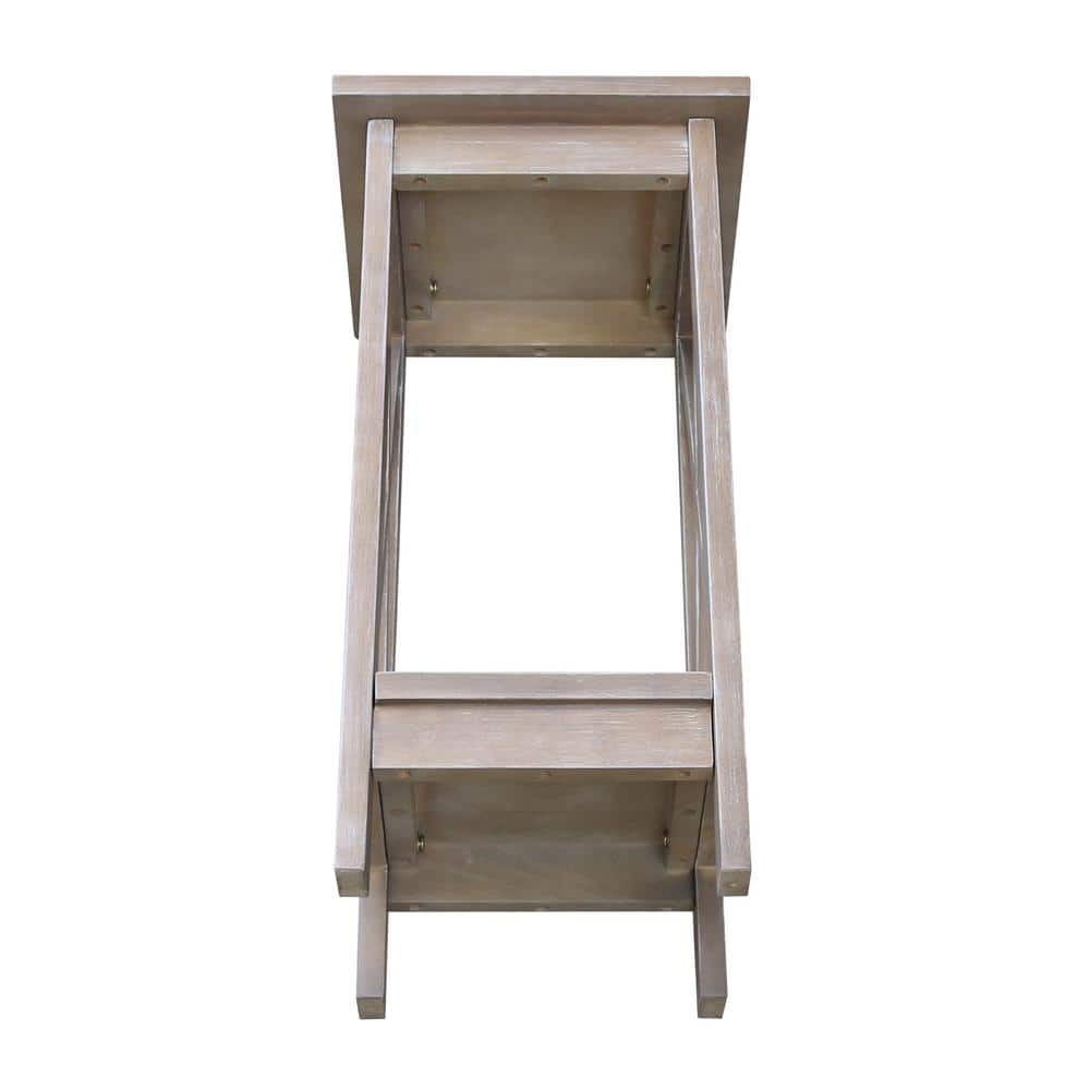 International Concepts Weathered 24 in. H Gray X-Sided Plant Stand OT09-3071X