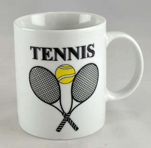 Crossed Racquet Mug 12 Oz.