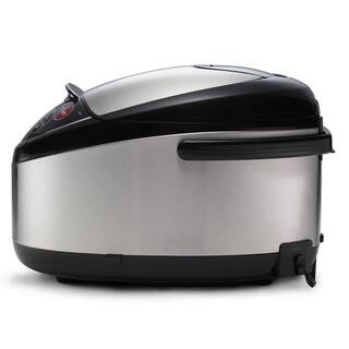 Tiger Corporation JAX-T 10-Cup Stainless Steel Micom Rice Cooker and Food Steamer JAX-T18U