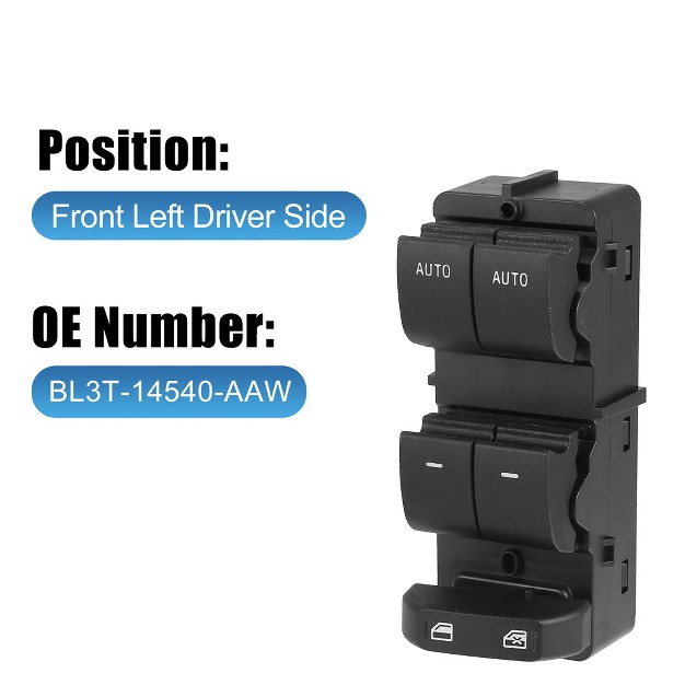 Unique Bargains Power Window Switch Driver Side Power Window Master Control Switch Bl3t 14540 aaw Replacement For Ford F 150 2010 2014