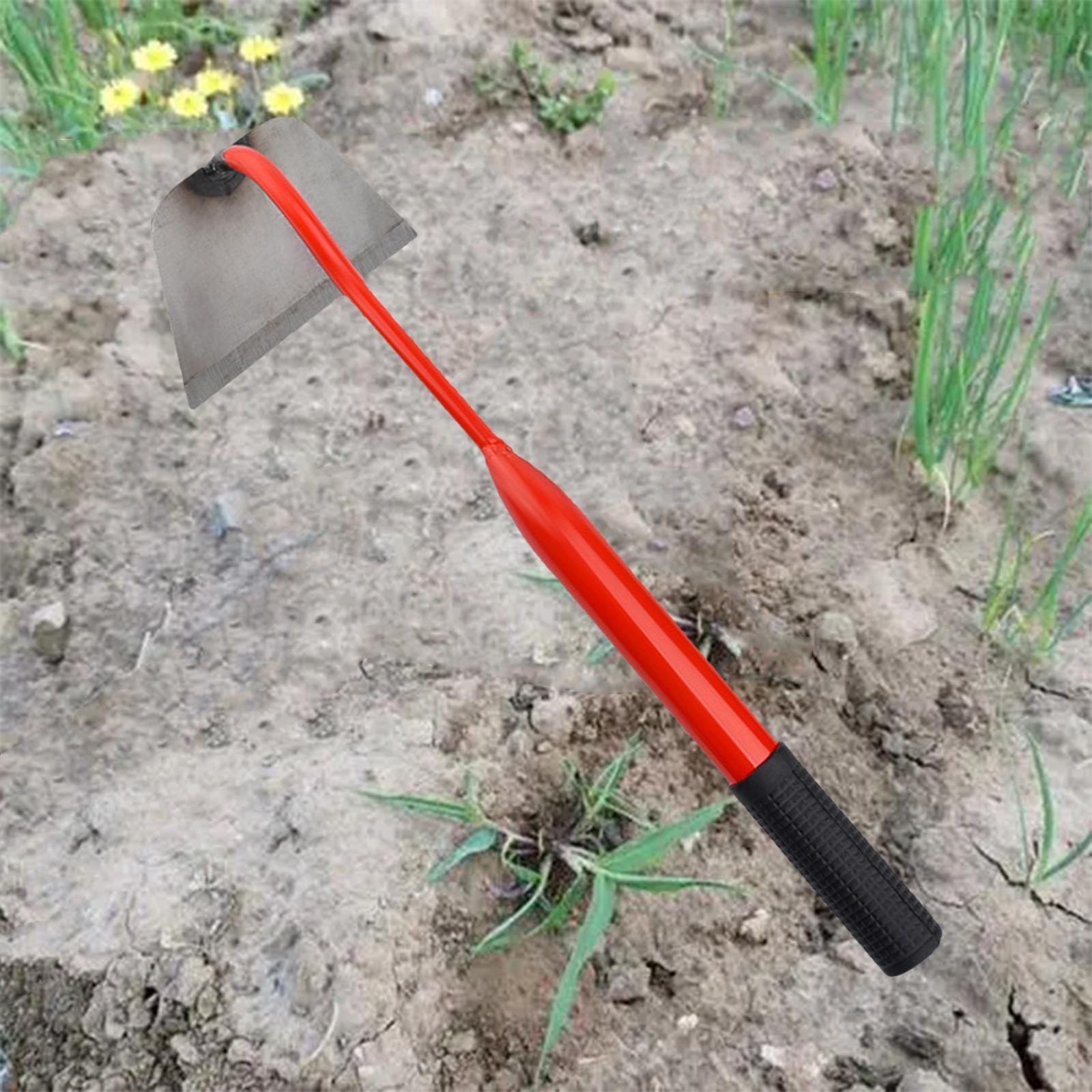 Hoe with Handle, Garden Tool for Digging, Weeding, Gardening and 12cm