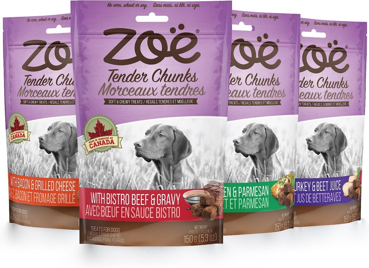 Zoe Tender Chunks Beef and Gravy Grain-Free Dog Treats