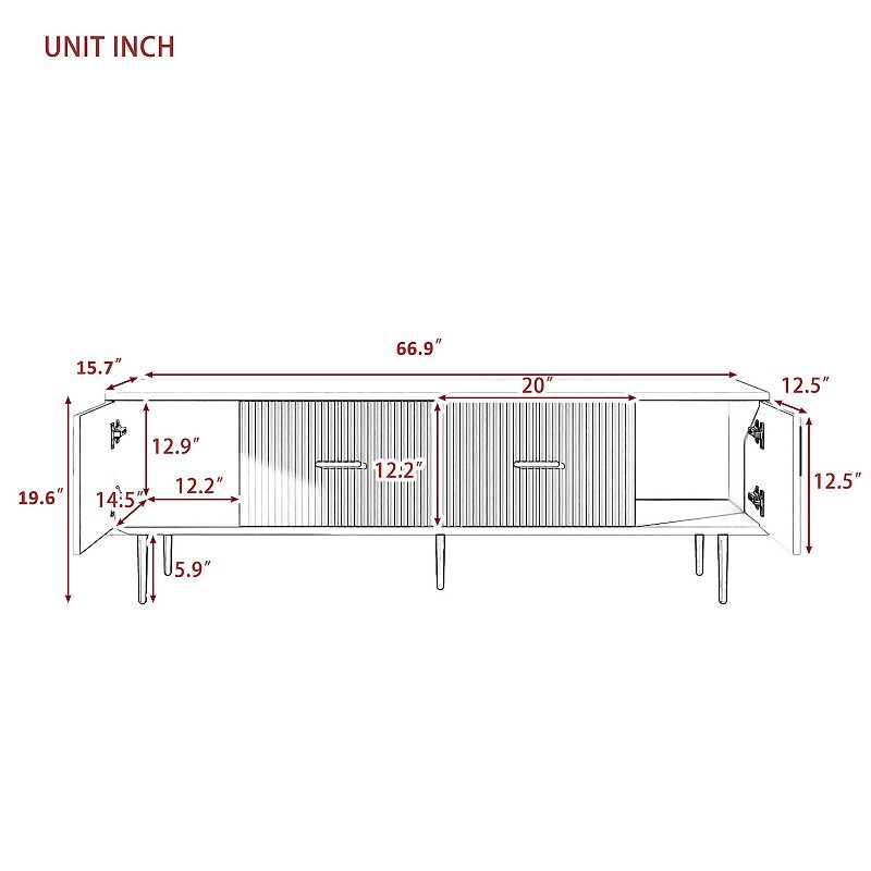 Merax Modern Tv Stand