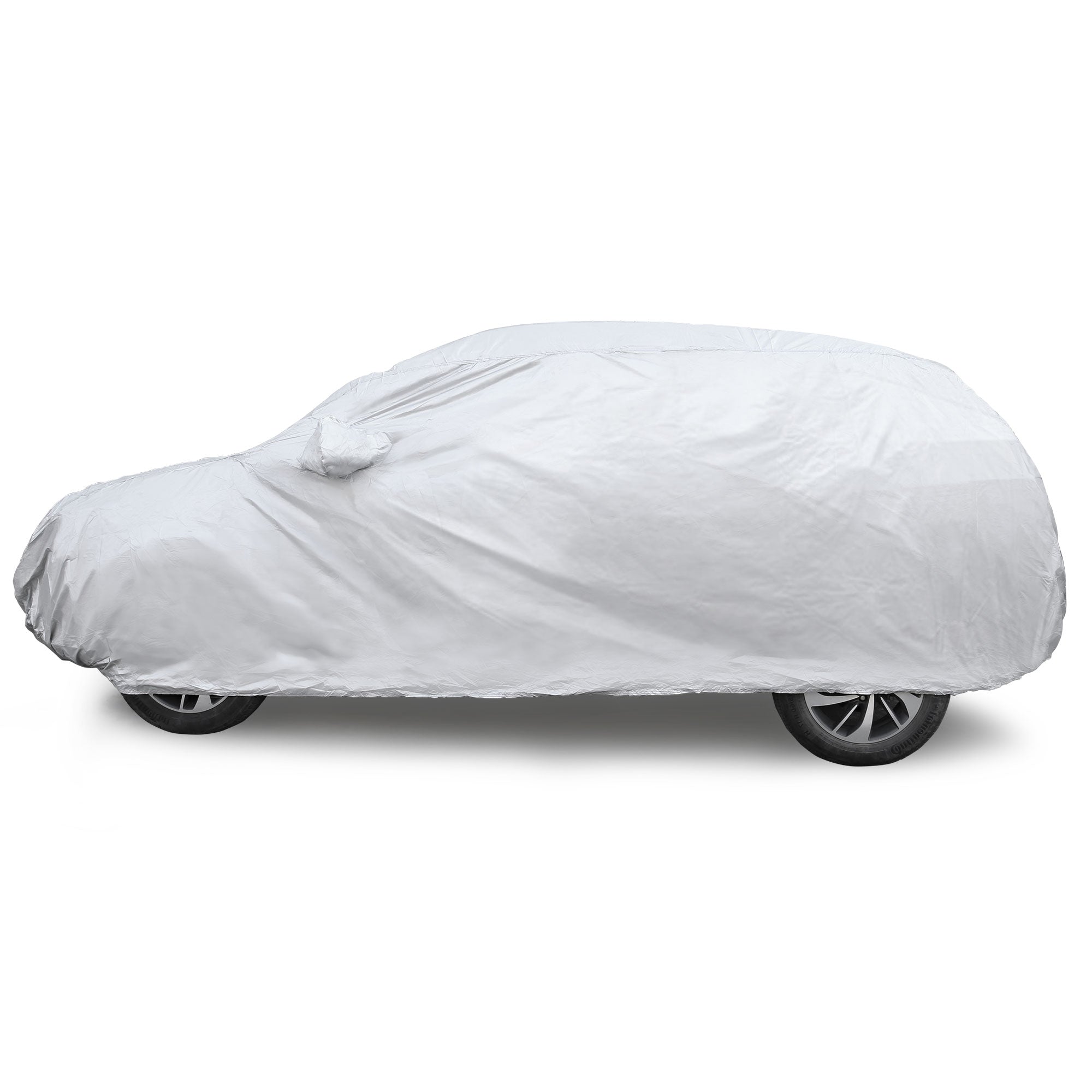 Unique Bargains YL 170T Car Cover Scratch Rain Snow Heat Resistant for Jeep Wrangler 05-14 for Lexus Silver