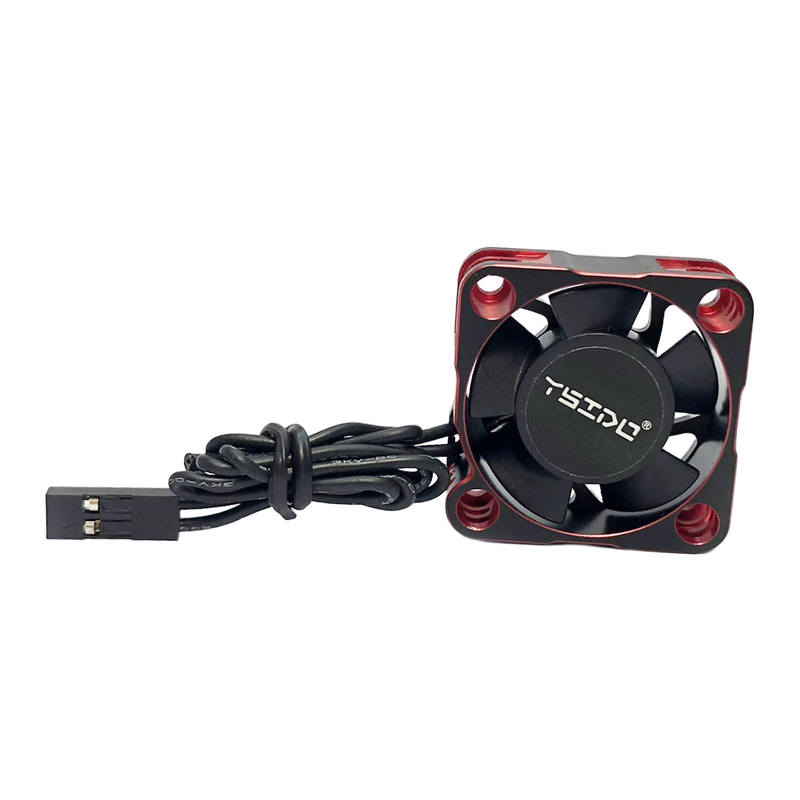 Rc Car Motor Cooling Fan For 1:8 1:10 1:7 Motor Esc Rc Truck Accs 4010 Red 16000rpm