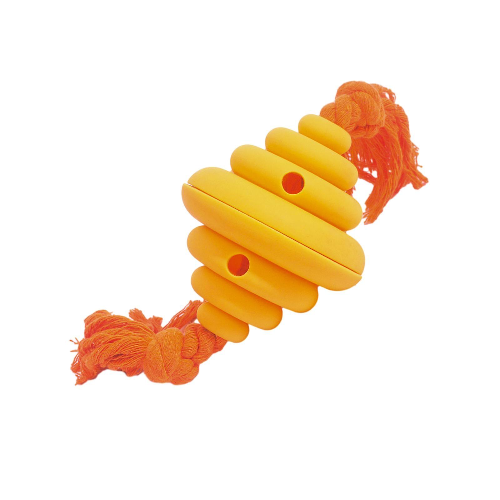 Leaking Food Dog Toy Bite Resistant Small Medium And Large Dogs Dog Chew Toy Yellow