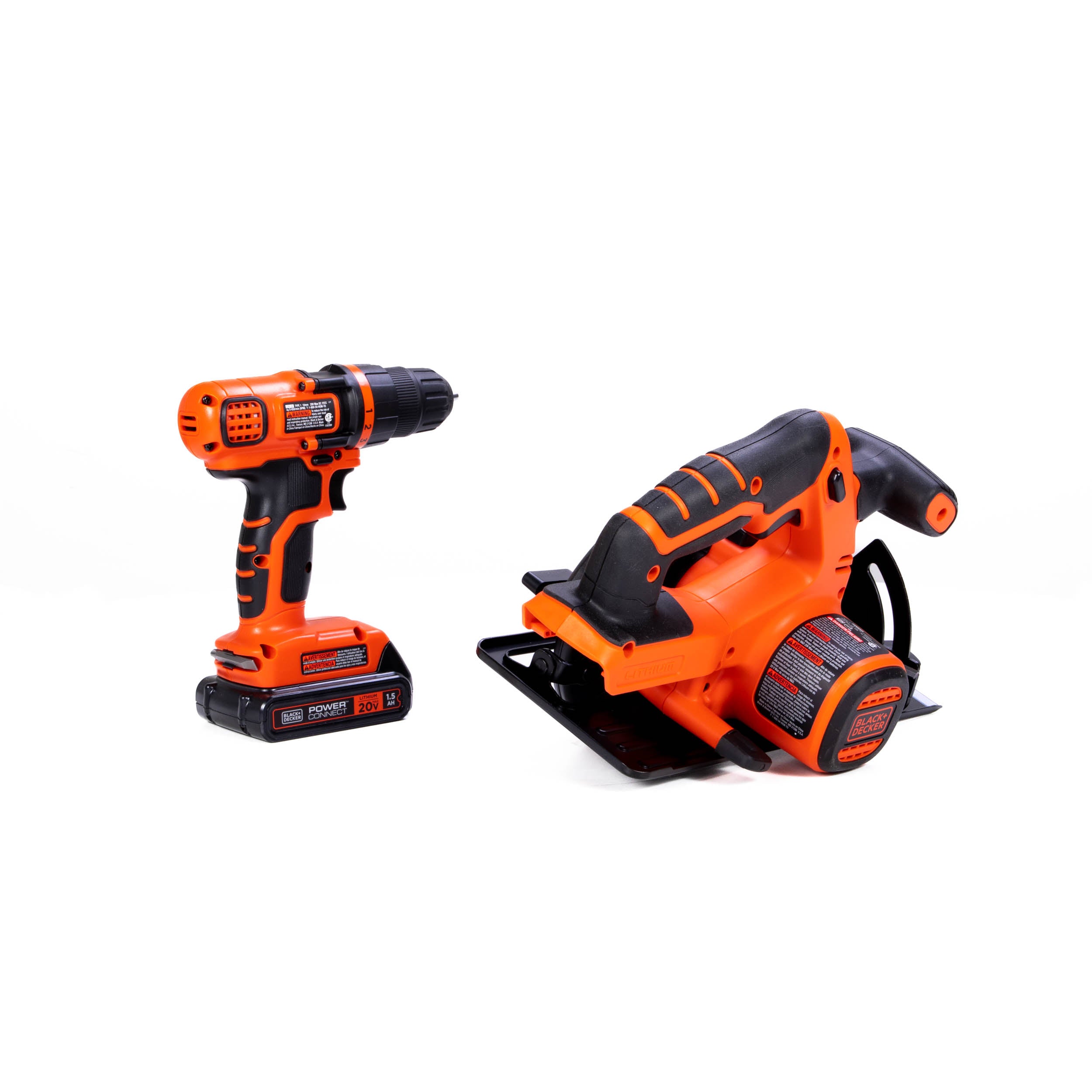 20V MAX* POWERCONNECT™ Cordless Drill/Driver + Circular Saw Combo Kit