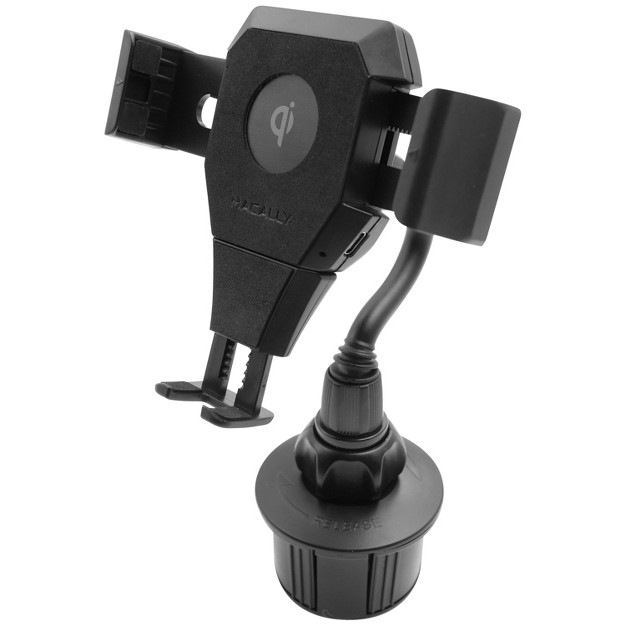 Macally Wireless Charging Car Cup Holder Mount