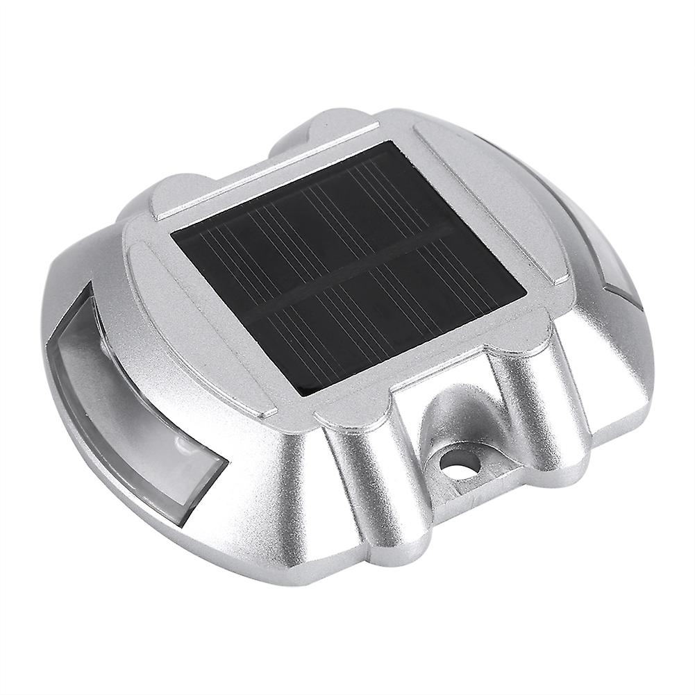 Casting Aluminum Solar Power Waterproof 6 LED Lamp Outdoor Road Driveway Pathway Light Green