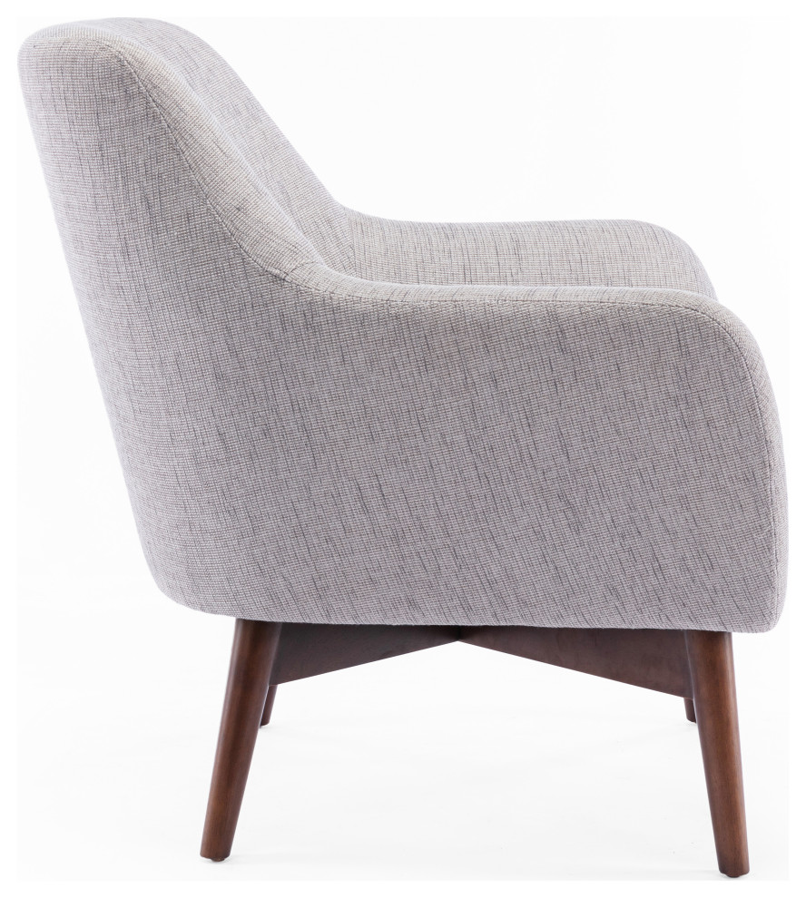 Paris Accent Chair  Performance Fabric   Midcentury   Armchairs And Accent Chairs   by Comfort Pointe  Houzz