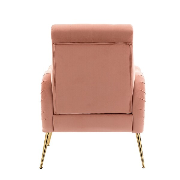 Calymne Modern Upholstered Armchair with Button-tufted Back by HULALA HOME