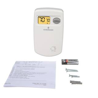 Emerson 70 Series Classic Non-Programmable Heat Only (1H0C) Vertical Thermostat 1E78-140