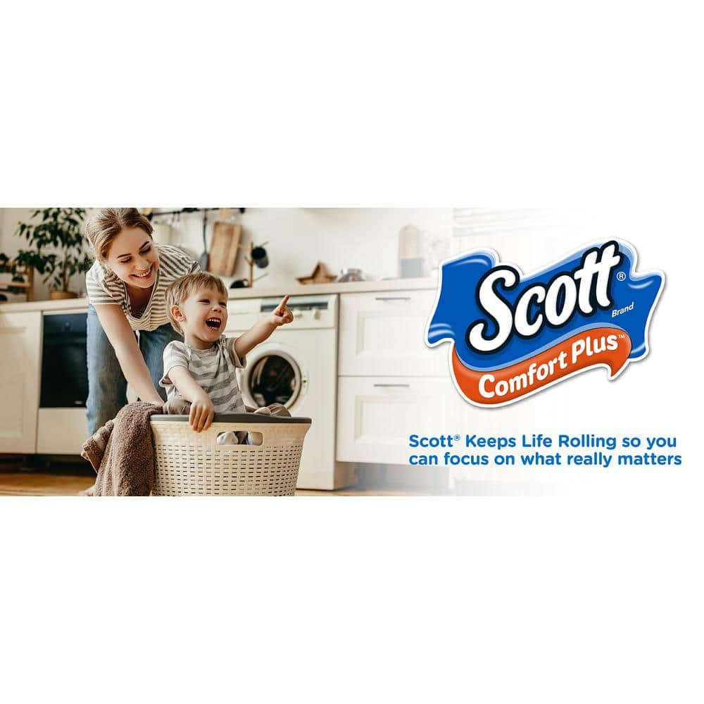 Scott Mega Roll Comfort Plus Toilet Paper (425-Sheets Per Roll 12 Rolls Per-Pack) 54245