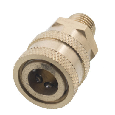 Erie Tools 1/4 MPT Male Brass Socket Quick Connect Coupler