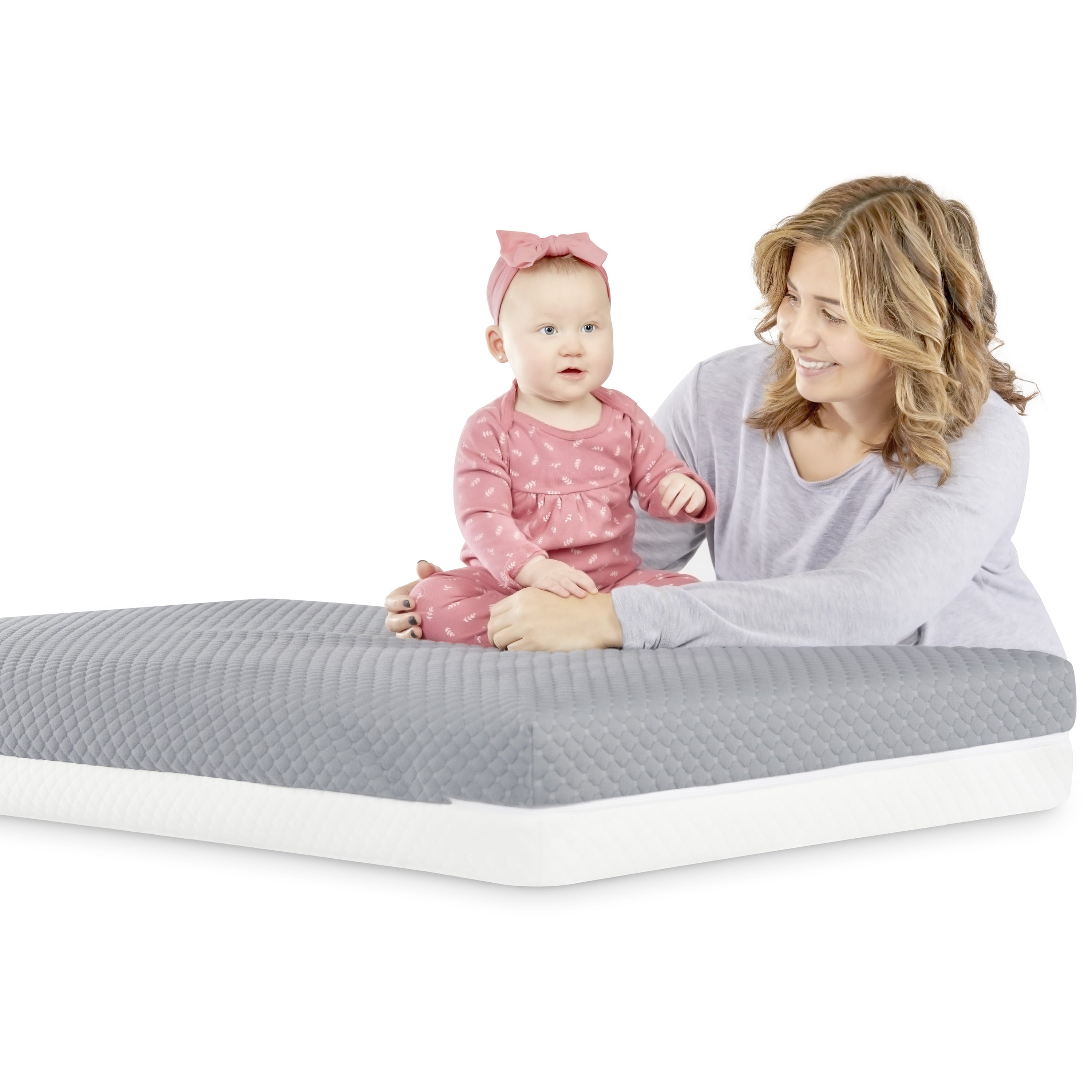 Dream on Me Pure Zen 2 in 1 Crib & Toddler Mattress, Greenguard Gold Certified