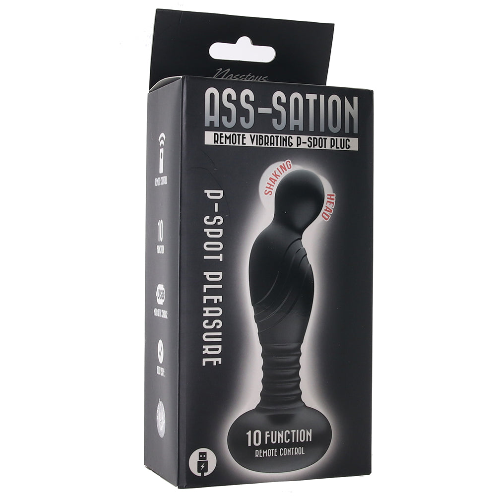 Ass-Sation Remote Rotating P-Spot Plug Vibe