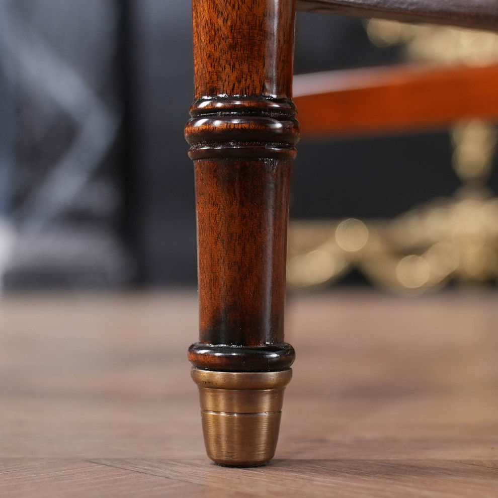 Mahogany Turned Leg Table   Traditional   Side Tables And End Tables   by Niagara Furniture  Houzz