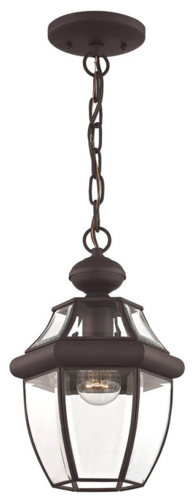 Livex Monterey Outdoor Hanging Lantern   Traditional   Outdoor Hanging Lights   by Designer Lighting and Fan  Houzz