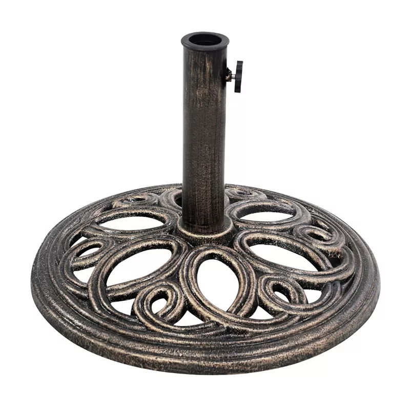 23 Pounds 17 3/4 Inch Round Umbrella Base Stand