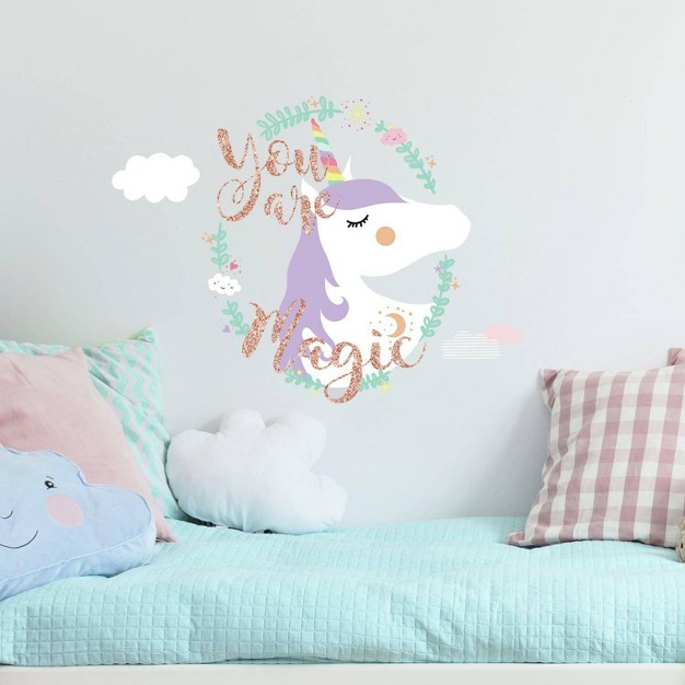 Unicorn Magic Peel And Stick Giant Wall Decal Roommates