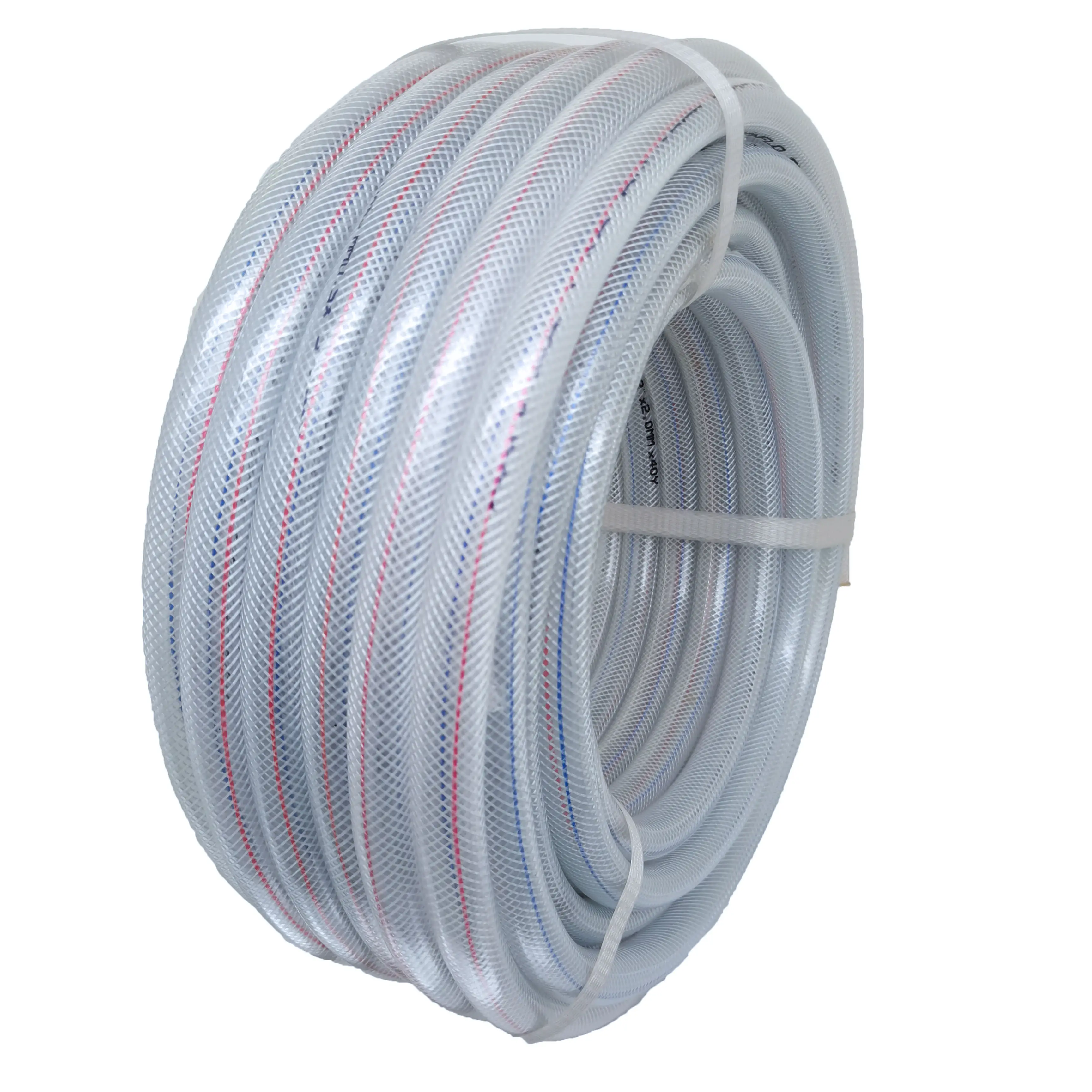 Factory Supply PVC Fiber Reinforced Hose Plastic Fiber Braided Garden Hose