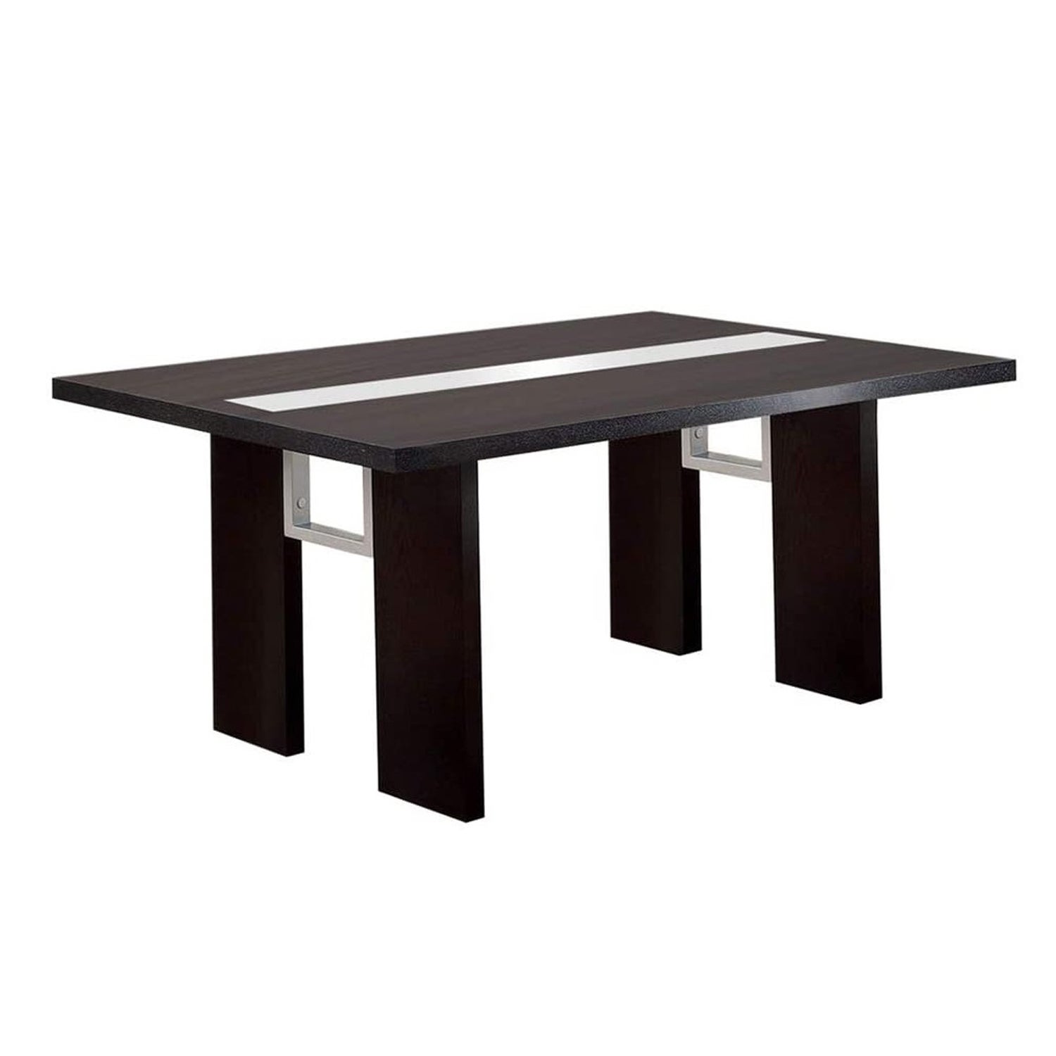 Wooden Dining Table in Black Finish