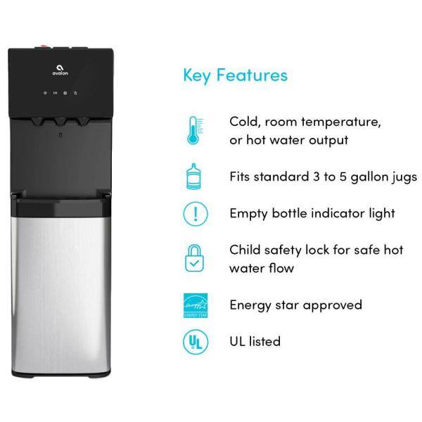 Avalon A4BLWTRCLR Bottom Loading Water Cooler Dispenser