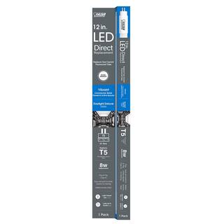 Feit Electric 6-Watt 12 in. T5 G5 Type A Plug and Play Linear LED Tube Light Bulb Daylight Deluxe 6500K (24-Pack) T512865LED24