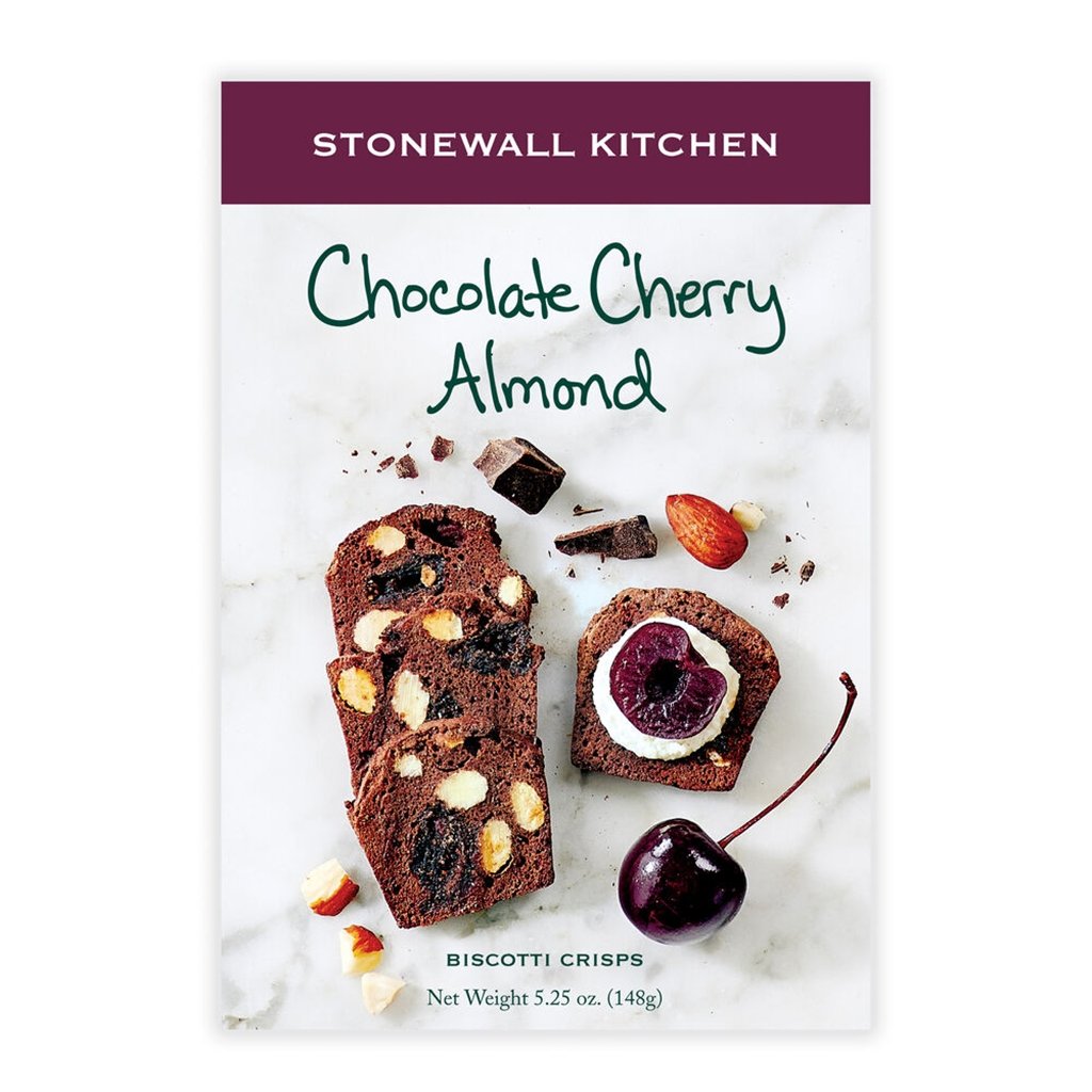 Stonewall Kitchen  Chocolate Cherry Almond Biscotti Crisps