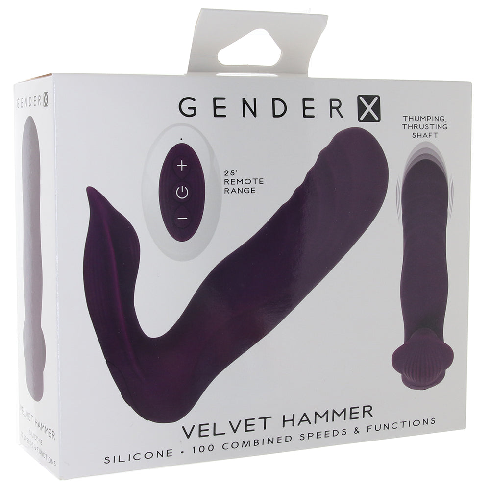 Gender X Velvet Hammer Remote Wearable Vibe