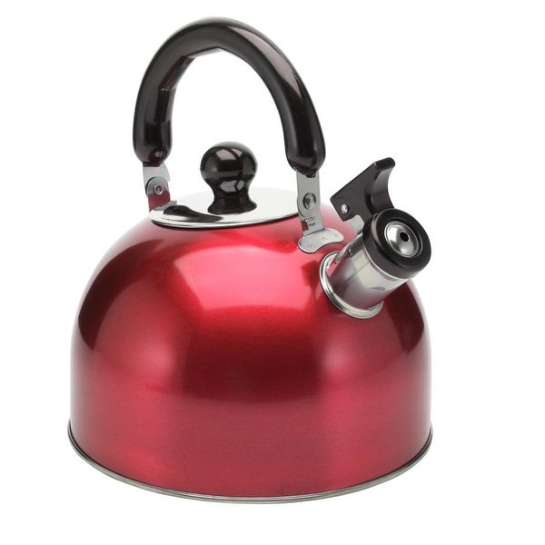 YBM Home Stainless Steel Stovetop Whistling Tea Kettle 3L， Induction Compatible