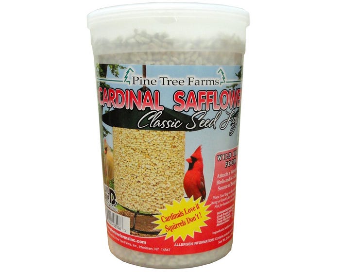 Pine Tree Farms Cardinal Safflower Classic Seed Log 26 oz. Bag