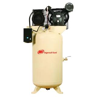 Ingersoll Rand Type 30 Reciprocating 80 Gal. 7.5 HP Electric 230-Volt Single Phase Air Compressor 2475N7.5-V